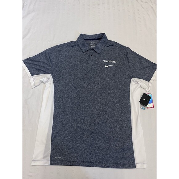 Nike PSU Penn State Basketball Players Edition Polo Size XXL. Dri-Fit NWT - Picture 1 of 9